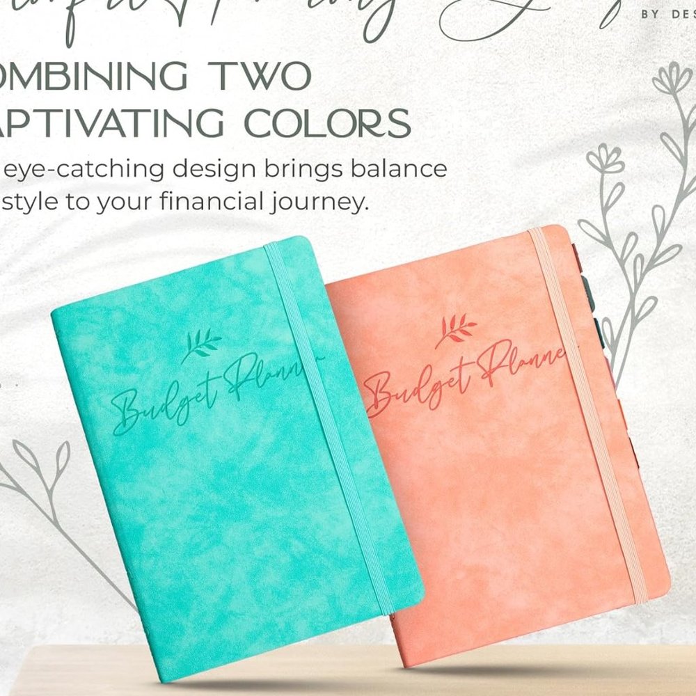Elegant Budget Book, Expense Tracker, Finance Planner, and Bill Organizer |